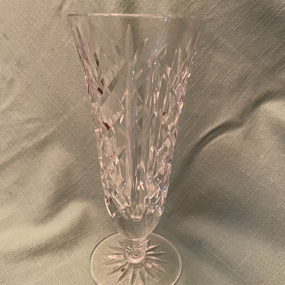 Waterford crystal Kilbarry pattern 7" vase